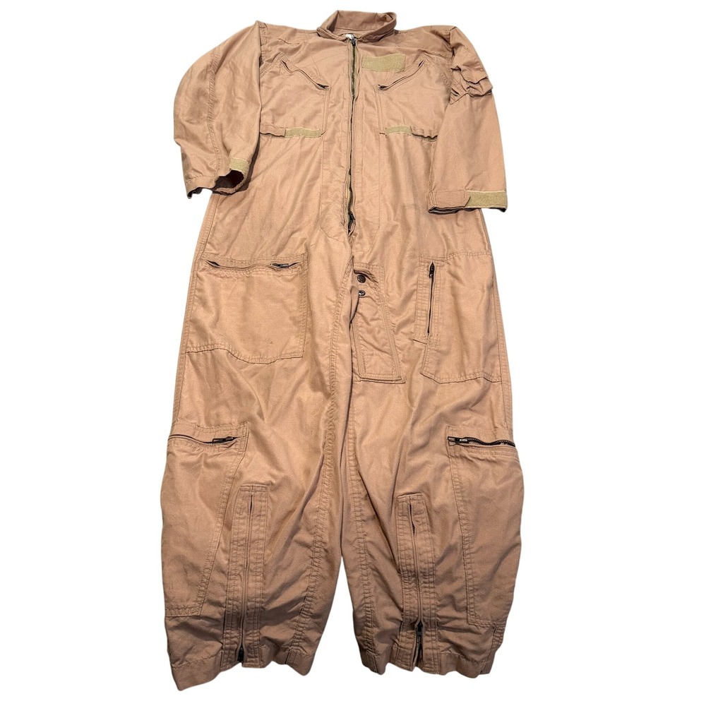 Propper International CWU-27/P Desert Tan Flyer Coverall Flight Suit 42 Reg-7698